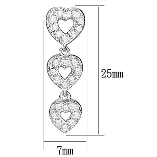 Boucles d’oreilles argent 925 ￼